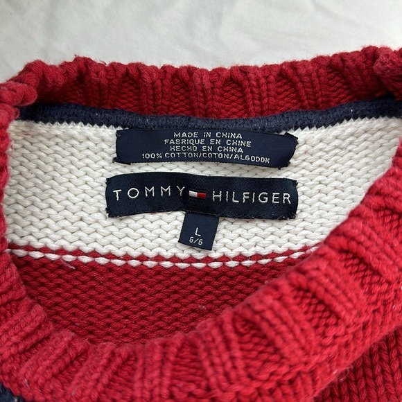 Tommy Hilfiger Stars and Stripes Cotton Pullover Sweater - Picture 9 of 9